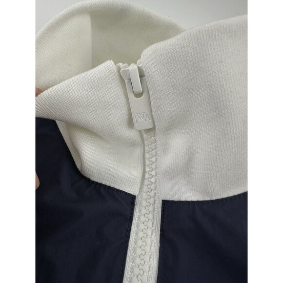 JW Anderson X UNIQLO Ribbed Casual Jacket Navy Blue Lightweight Nylon Womens 12 - Picture 7 of 12